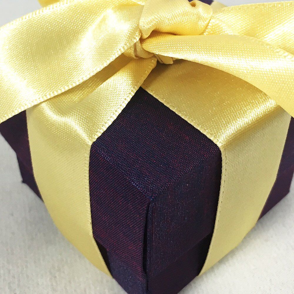 Purple Blossom Gift Box for Wedding Guests