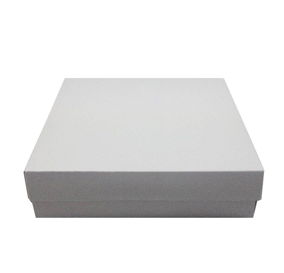 Pristine White Foldable Cardboard Courier Box