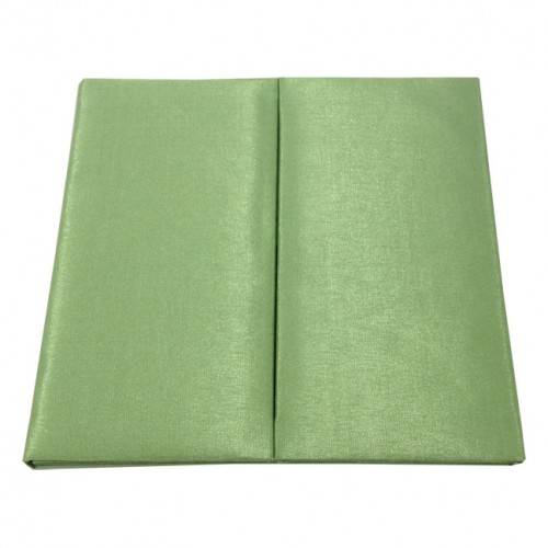 Verdant Silk Envelope: Matrimonial Announcement Treasure in Emerald Hues