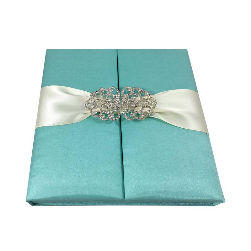 Cerulean Keepsake Treasure Chest for Matrimonial Announcements
