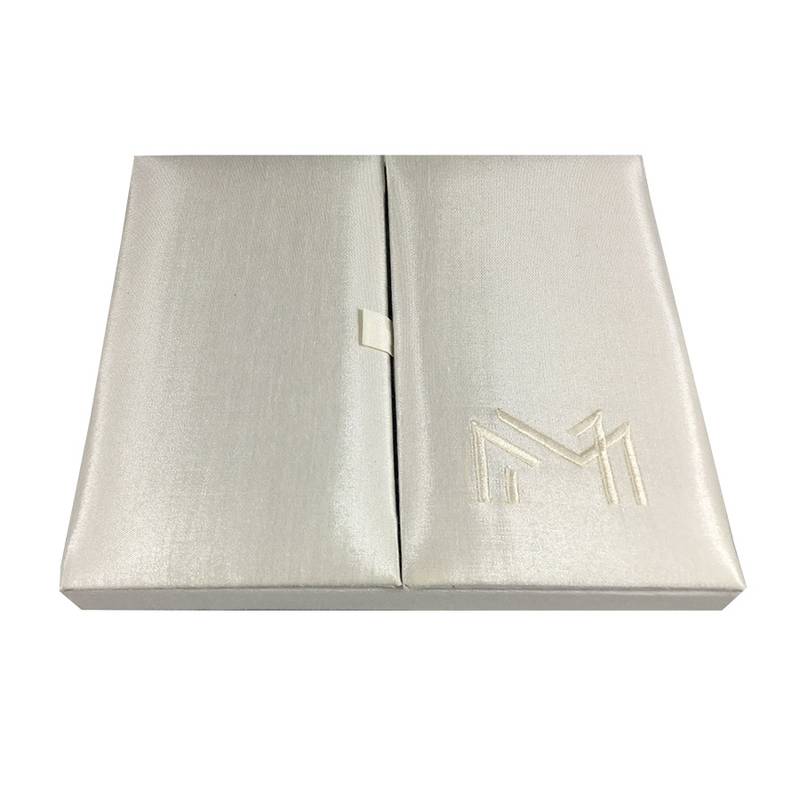 Personalized Ivory Keepsake Monogram Box for Wedding Wishes