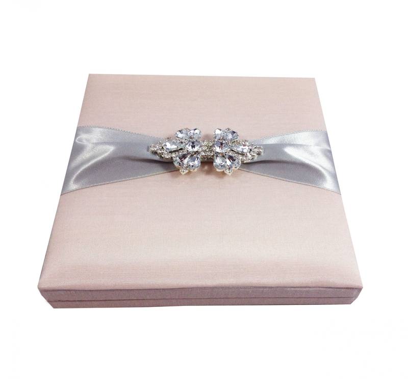 Captivating Pearl White Geometric Keepsake Box for Wedding Moments