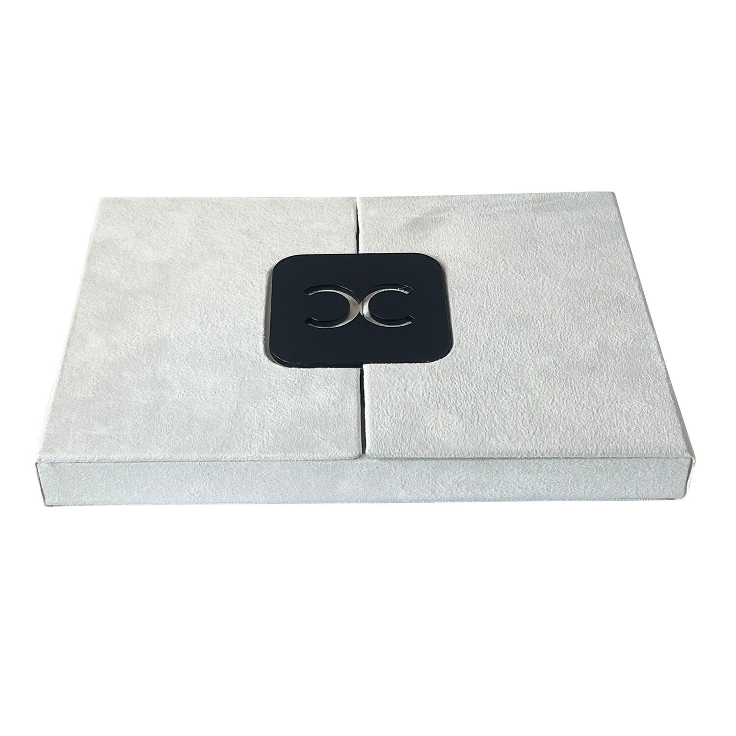 Pristine Ivory Bespoke Laser-Etched Monogram Keepsake Box